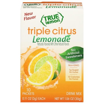 True Lemon Drink Mix, Triple Citrus Lemonade