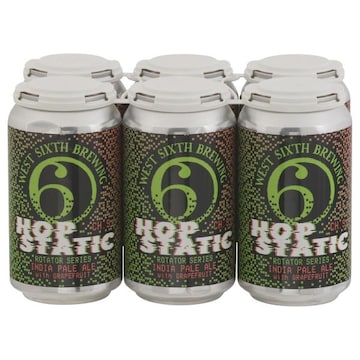 West Sixth Brewing Hop Static Beer, India Pale Ale, with Grapefruit, CH. 9