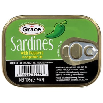 Grace Sardines with Peppers in Vegetable Oil