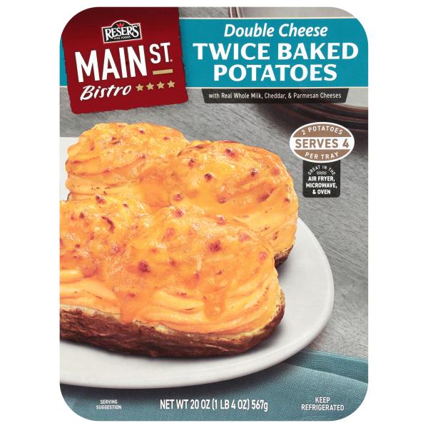 Main St. Bistro Potatoes, Double Cheese, Twice Baked | Publix