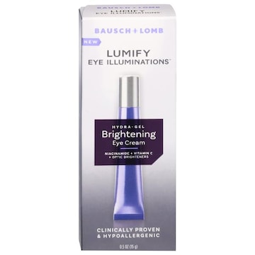 Bausch + Lomb Eye Illuminations Eye Cream, Brightening, Hydra-Gel, Lumify