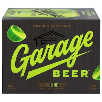 Garage Beer Beer, Light, Classic, 6 Pack