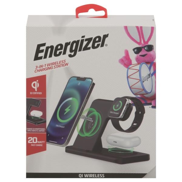 VERTICAL WIRELESS CHARGER(置き型充電器) RECCI Energizer Charging Station, Wireless, 3-in-1 | Publix Super Markets