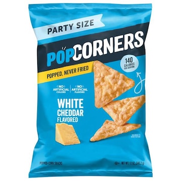 PopCorners Popped-Corn Snack, White Cheddar Flavored, Party Size!