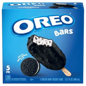 Oreo Frozen Dairy Dessert Bars, 5 Pack