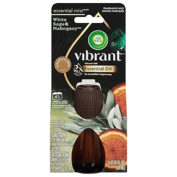 Air Wick Essential Mist Refill, Vibrant, White Sage & Mahogany