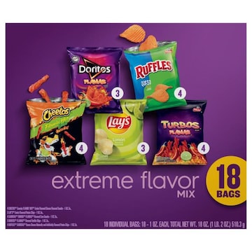 Frito Lay Extreme Flavor Mix Snack Mix