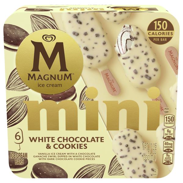 Magnum White Chocolate & Cookies Mini Ice Cream | Publix Super Markets
