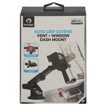 Premier Vent + Window Dash Mount, Auto Grip Extend