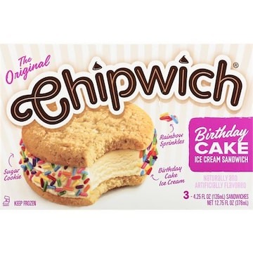 Chipwich Birthday Cake Ice Cream Sandwich