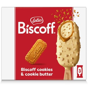 Lotus Biscoff Biscoff Ice Cream Bars, Cookie & Cookie Butter