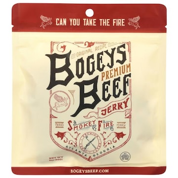 Bogeys Beef Jerky, Smokey Fire, Premium