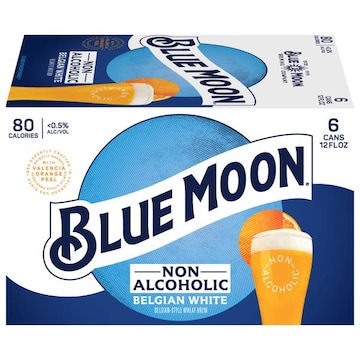 Blue Moon Non-Alcoholic Belgian-Style, Wheat Brew