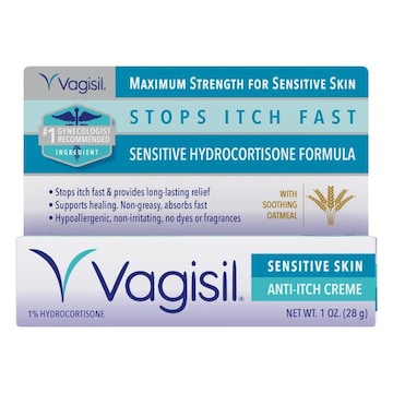 Vagisil Anti-Itch Creme, 1% Hydrocortisone, Sensitive Skin