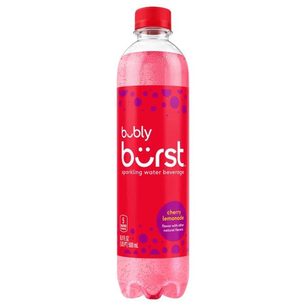 bubly Burst Sparkling Water Beverage, Cherry Lemonade Publix Super