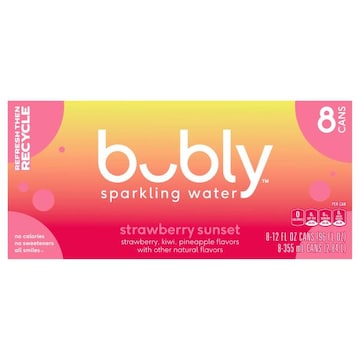 bubly Strawberry Sunset Sparkling Water