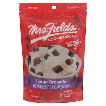 Mrs. Fields Dessert Toppings, Fudge Brownie, Cookie Dough