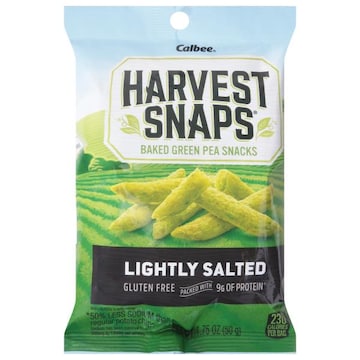 Harvest Snaps Green Pea Snacks, Lightly Salted, Baked