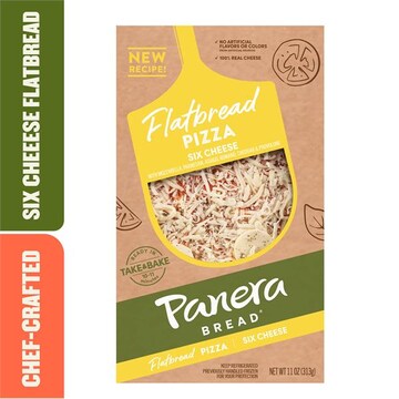 Panera Bread Six Cheese Flatbread Pizza
