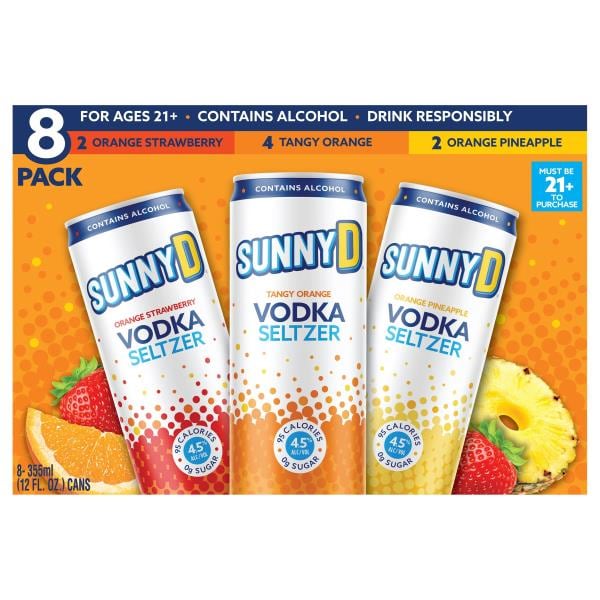 Sunny D Assorted Vodka Seltzer | Publix Super Markets