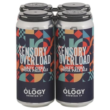 Ology Brewing Co Beer, Sensory Overload, Hazy Citra, Indian Pale Ale