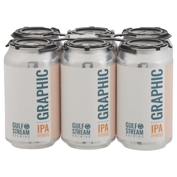 Gulf Stream Brewing Beer, IPA Hybrid, Graphic