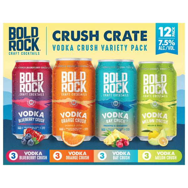 Bold Rock Vodka, Crush Crate, 12 Pack Publix Super Markets