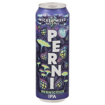 Wicked Weed Brewing Beer, Pernicious IPA, Perni