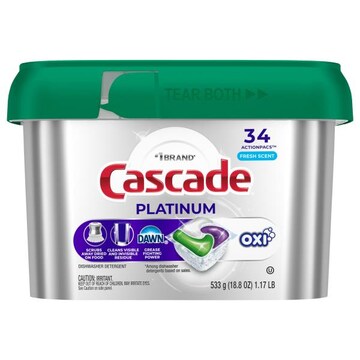 Cascade Platinum Fresh Scent Dishwasher Detergent