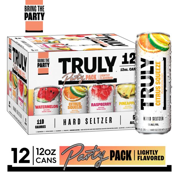 Truly Hard Seltzer, Lightly Flavored, Party Pack | Publix Super Markets