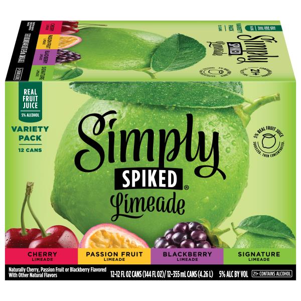 Simply Spiked Beer, Limeade, Variety Pack | Publix Super Markets