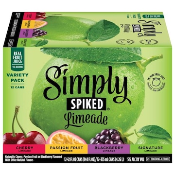 Simply Spiked Beer, Limeade, Variety Pack