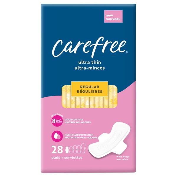 Carefree Pads, with Wings, Regular, Ultra Thin Publix Super Markets