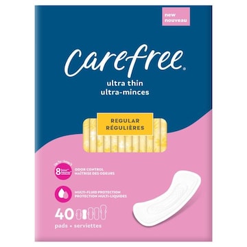 Care Free Pads, Regular, Ultra Thin