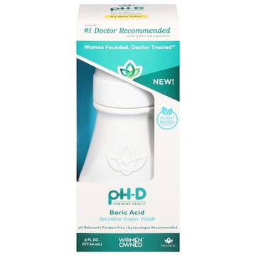 pH-D Feminine Health Foam Wash, Boric Acid, Sensitive