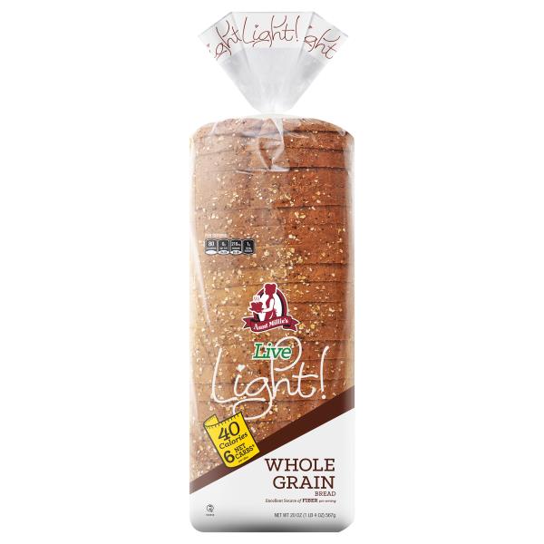 Aunt Millie's Live Light Bread, Whole Grain Publix Super Markets