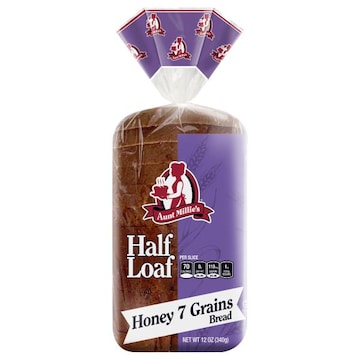 Aunt Millie's Bread, Honey 7 Grains, Half Loaf