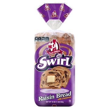 Aunt Millie's Swirl Bread, Raisin