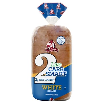 Aunt Millie's Live Carb Smart Bread, White