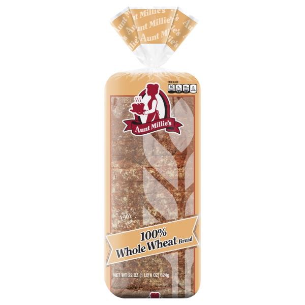 Aunt Millie's Bread, 100 Whole Wheat Publix Super Markets