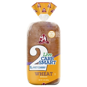 Aunt Millie's Live Carb Smart Bread, Wheat