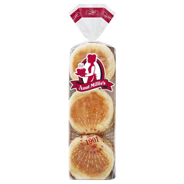 Aunt Millie's Live Carb Smart English Muffins, Fork Split | Publix ...