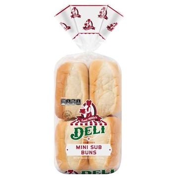 Aunt Millie's Deli Buns, Enriched, Sub, Mini
