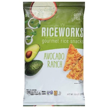 Wild Riceworks Rice Snacks, Avocado Ranch, Gourmet