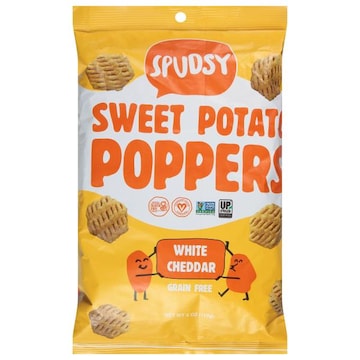 Spudsy Sweet Potato Poppers, Grain Free, White Cheddar