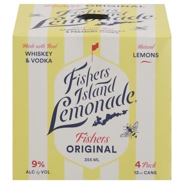 Fishers Island Lemonade Original 4 Pack of 355ml