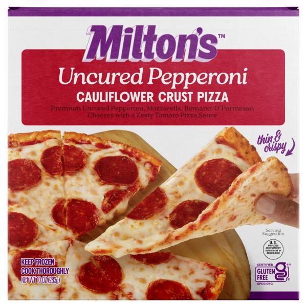 Milton's Pizza, Uncured Pepperoni, Cauliflower Crust Publix Super Markets