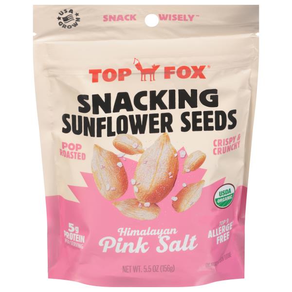 Top Fox Sunflower Seeds, Snacking, Himalayan Pink Salt Publix Super