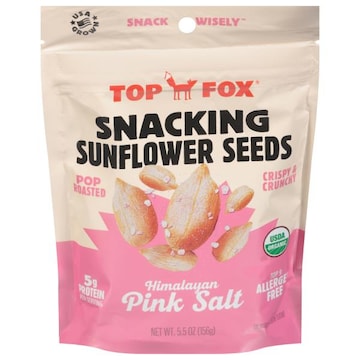 Top Fox Sunflower Seeds, Snacking, Himalayan Pink Salt
