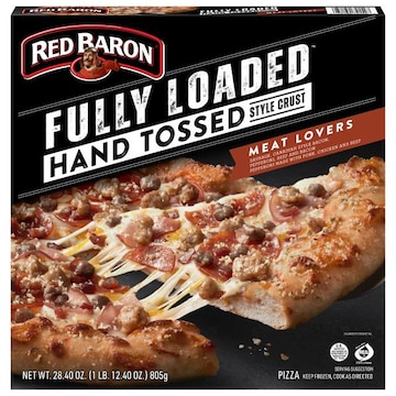 Red Baron Fully Loaded Fully Loaded Meat Lover's Hand Tossed Crust Frozen Pizza